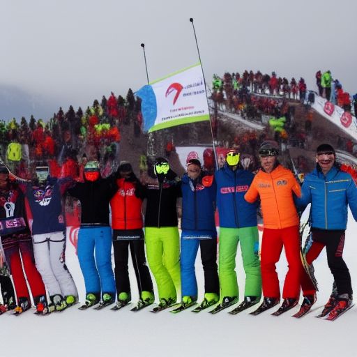高山滑雪世界杯：选手们征服极寒寒冬